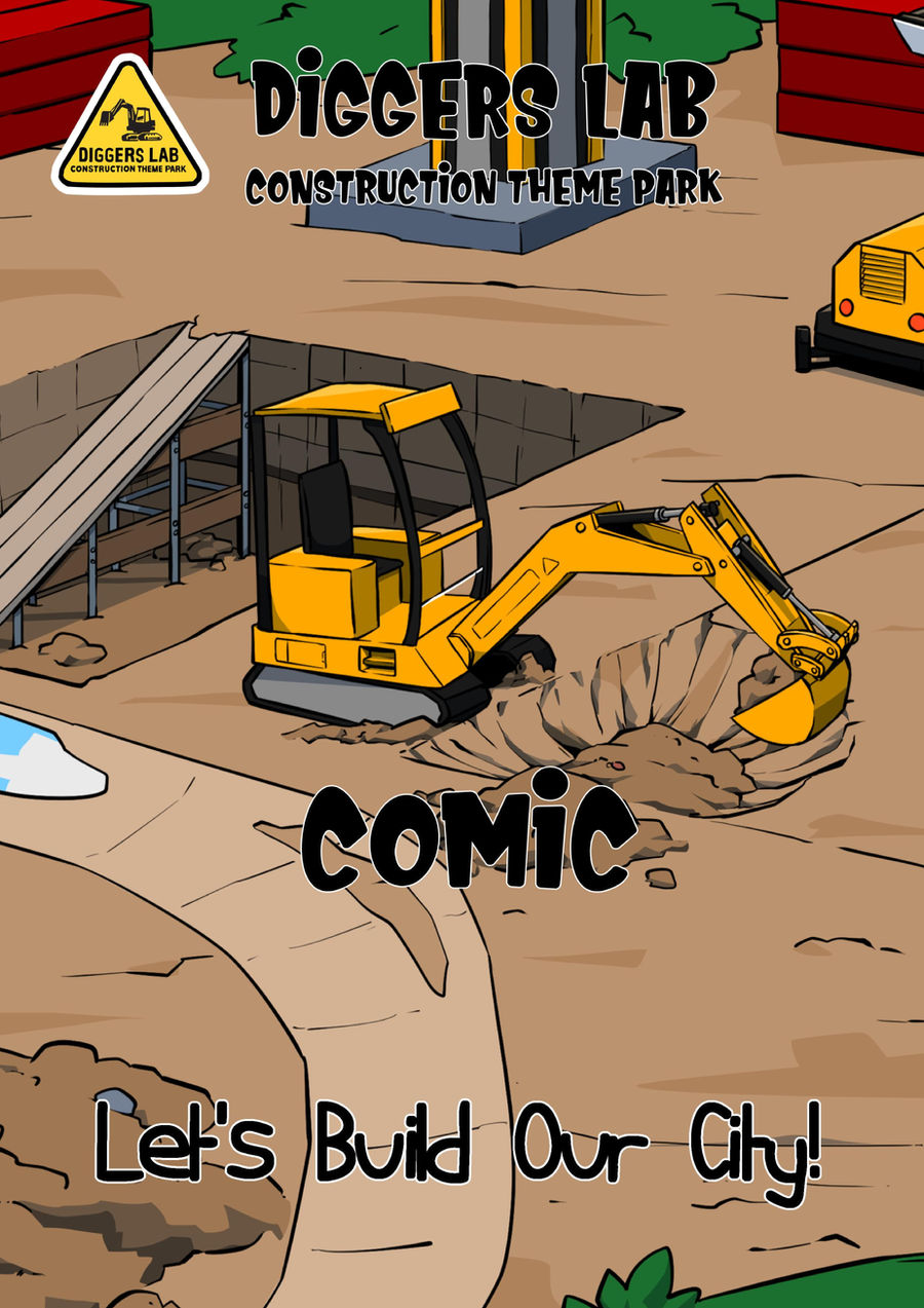 Diggers Lab comic, page one