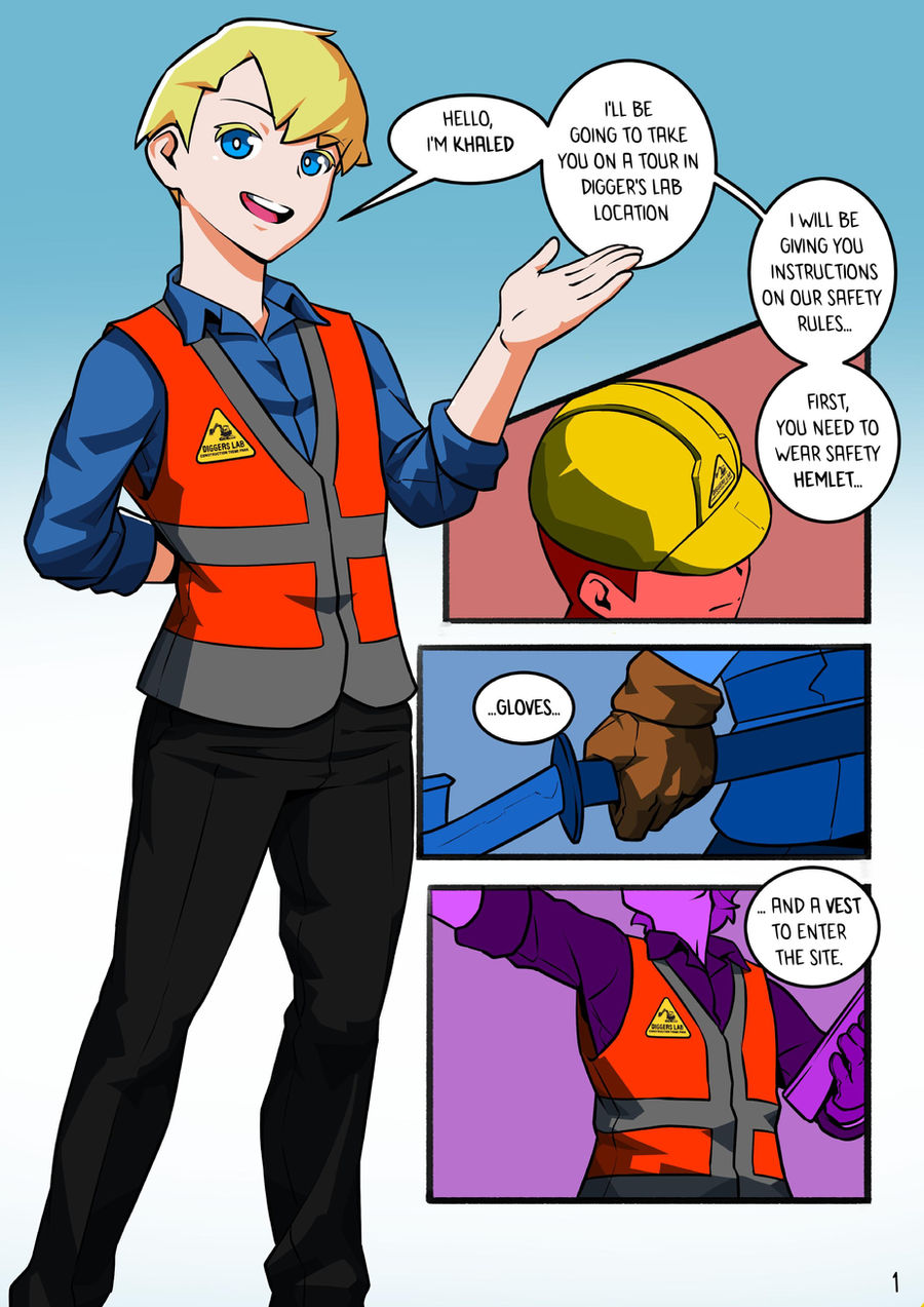 Diggers Lab comic, page two
